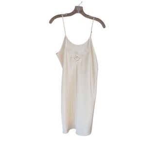 Secret Treasures Yellow Satin Chemise Large